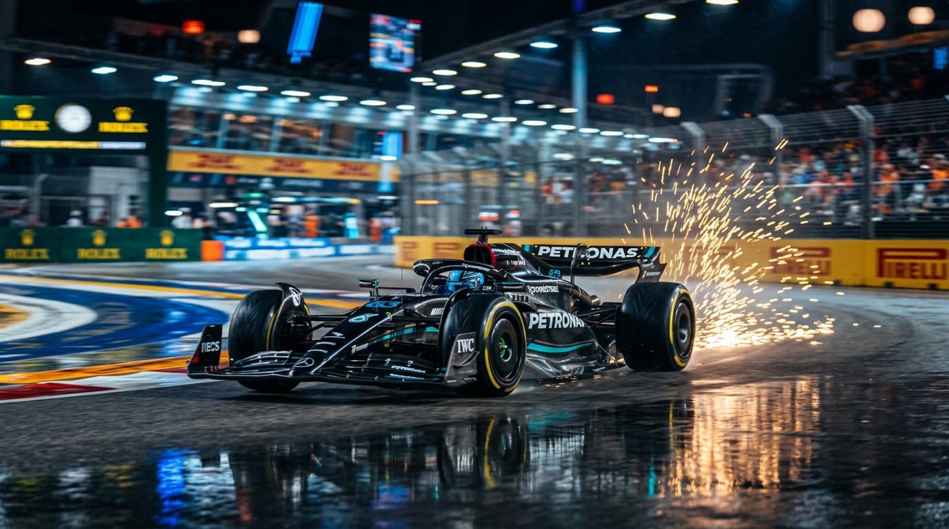 Formula 1 Racing Night Track